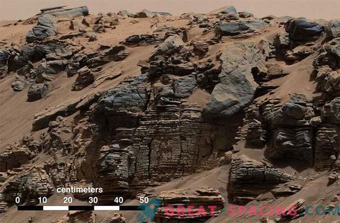 Estudios de las antiguas aguas de Marte por el rover Curiosity: foto