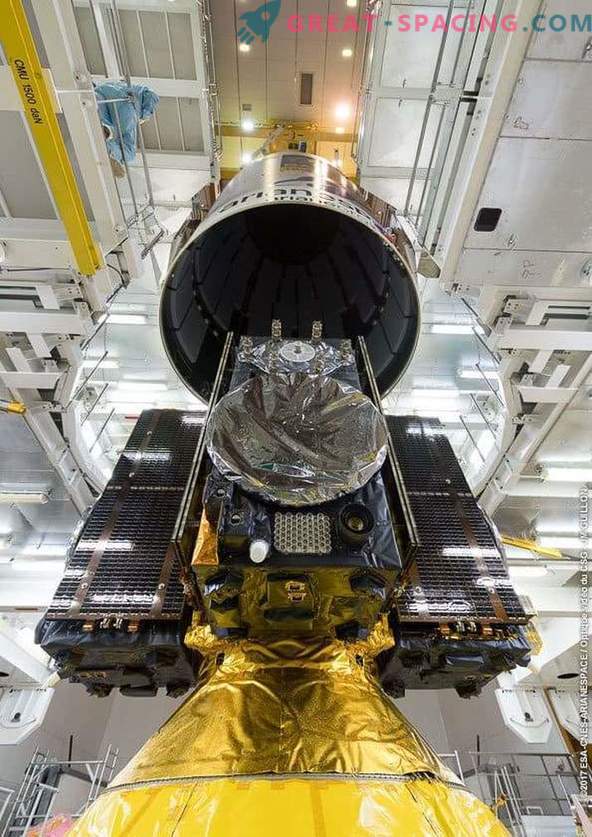 Los satélites Galileo se preparan para el lanzamiento el martes.