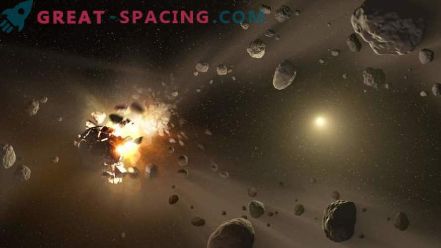 Los asteroides están sujetos a fatiga térmica y desfragmentación
