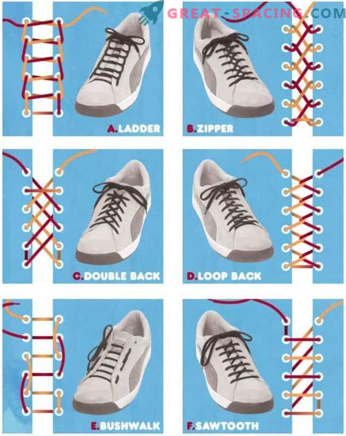 ¿Cómo atar los cordones a las zapatillas?
