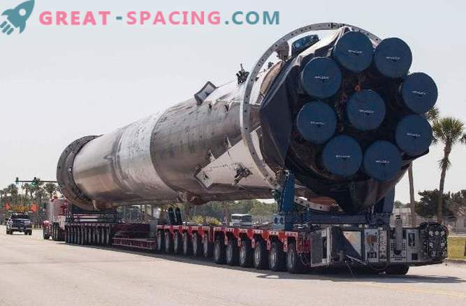 El cohete SpaceX Falcon recibió el máximo daño