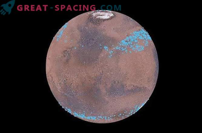 Los glaciares bajo la superficie de Marte abundan en el agua