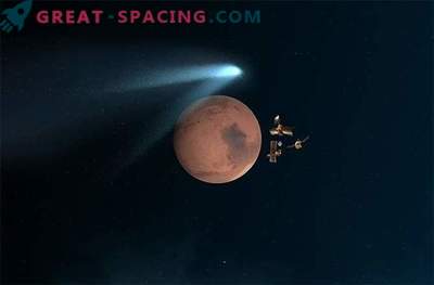 Naves marcianas informaron sobre su encuentro cercano con un cometa