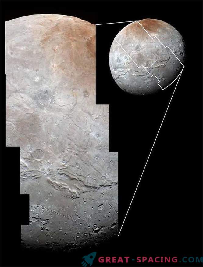 Caronte satélite de Plutón: maltratado, arrugado, pero hermoso