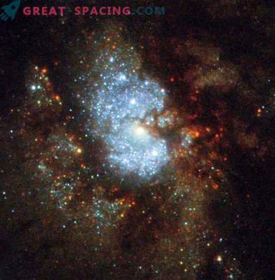 Hubble Hidden Galaxy