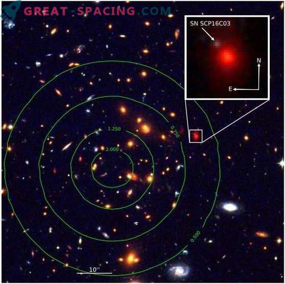 Lente gravitacional encontrada supernova