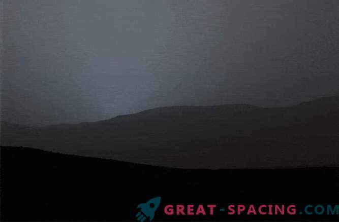 La curiosidad captura una encantadora puesta de sol en Marte