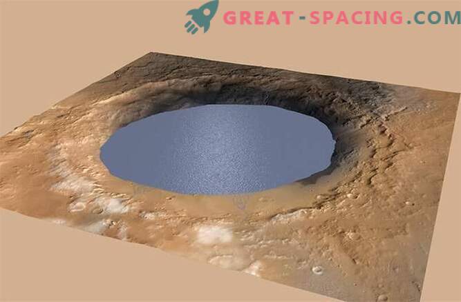 El cráter del Monte Sharp en Marte son los restos de un antiguo lago